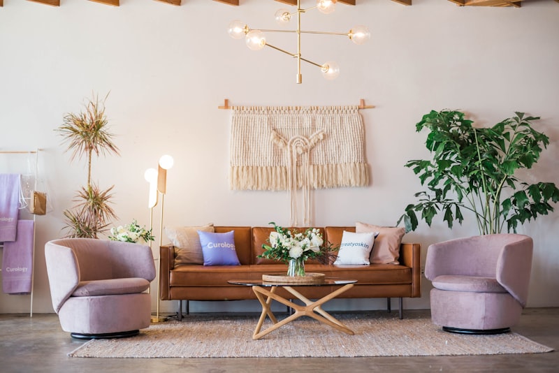 Cozy living room with smart devices